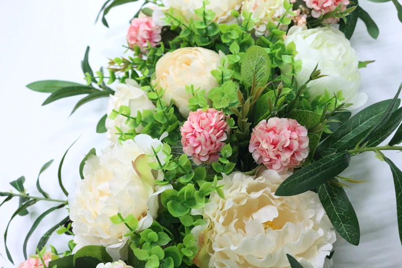 JAROWN Simulation Plant Flower Row Flower Wall Wedding Arrangement Decor DIY Pavilion Decor Arch Flowers Window Showcase Flores (6)