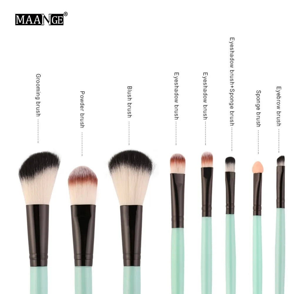 MAANGE 6/15/18Pcs Makeup Brushes Tool Set Cosmetic Powder Eye Shadow Foundation Blush Blending Beauty Make Up Brush Maquiagem