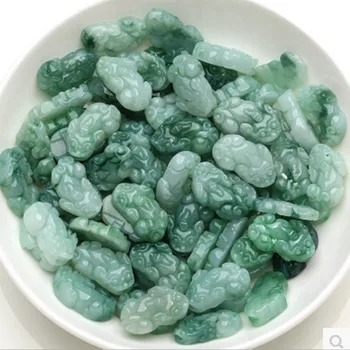 

Natural jade pendant a jade pendant pendant jade Pixiu authentic Burma felicitous wish of making money lovers