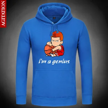 

Hot Cute Hanamichi Sakuragi Hoodies Hoody Pullover Sweatshirt I'm a genius Sweatshirts Outerwear Clothes Coat Slam Dunk
