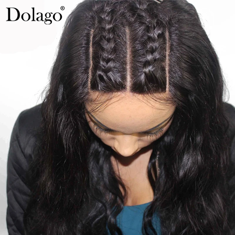 

5x5 Lace Closure Wig Straight Lace Front Human Hair Wigs 180% Density Brazilian Remy Lace Frontal Wig Short Bob Dolago