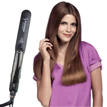 

Professional Ceramic Steam Hair Straightener Fast Heating Hair Flat Iron Vapor