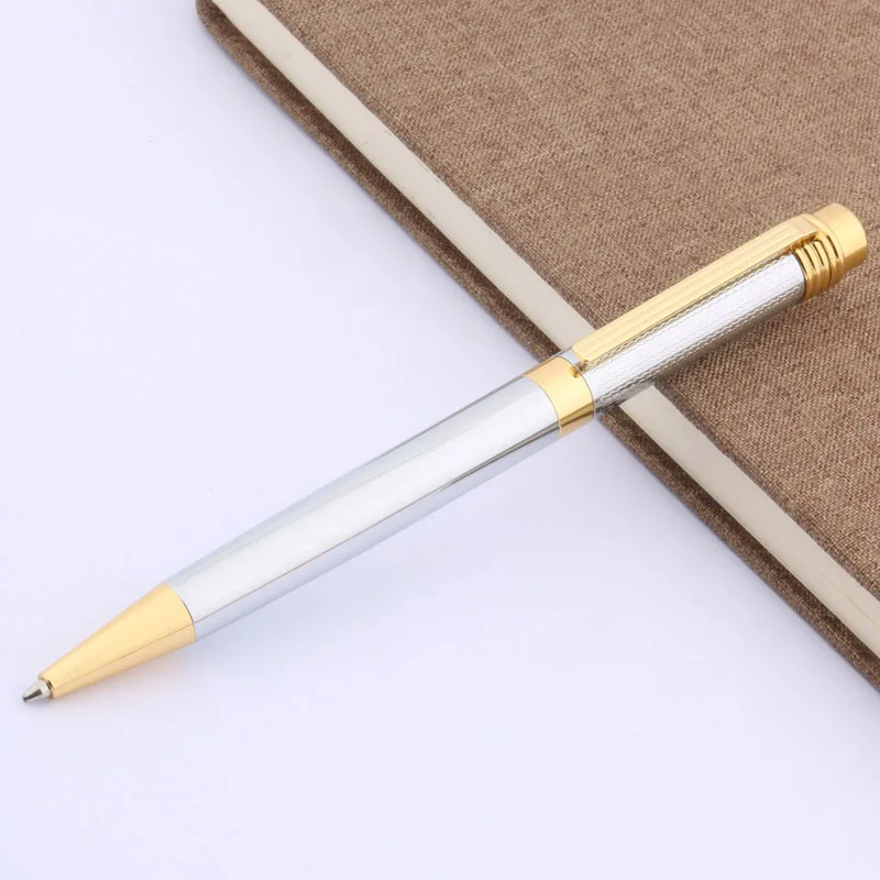 1 шт офисный подарок модная популярная металлическая классическая шариковая ручка с розовыми золотыми кругами - Цвет: A1