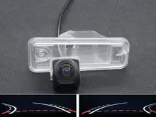 Fisheye Lens 1080P Trajectory Tracks Car Rear view Camera for Hyundai Santa Fe IX45 XL 2013 2014 2015 Car Reverse Camera Fisheye Lens 1080P Trajectory Tracks Car Rear view Camera for Hyundai Santa Fe IX45 XL 2013 2014 2015 Car Reverse Camera