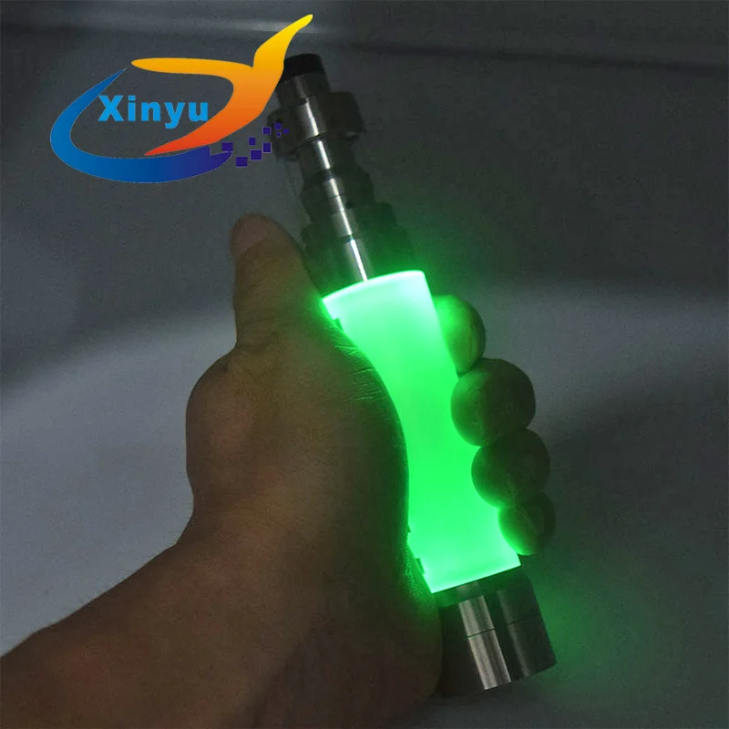 

Original THC Tauren Solo RDA Hexagram RDTA TANK with LED Tube Mod 18650 battery MOD ACE Chip USAGE Protection vape kylin rta