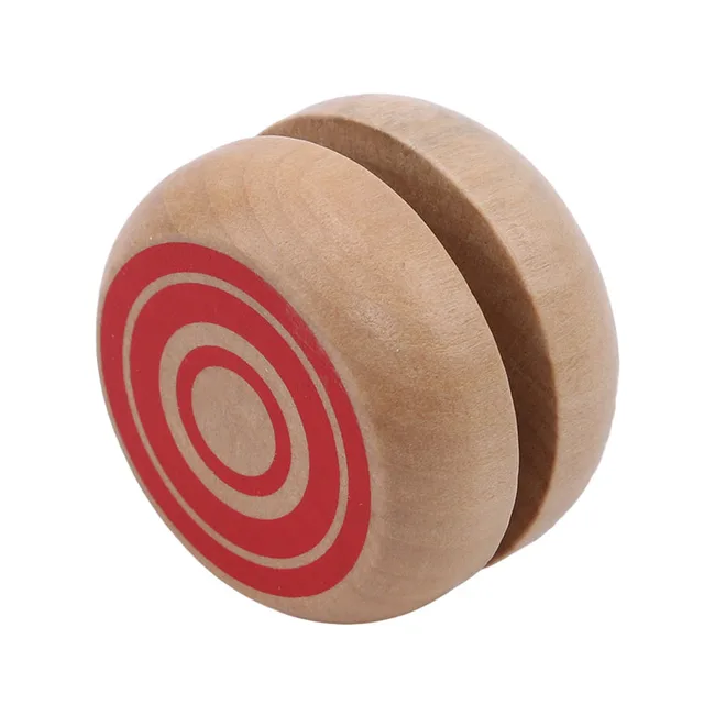1Pc Professional Kids Drum shaped Yoyo Toys Wooden Material Yo Yo Balls