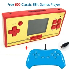 CoolBoy FCPOCKET Classic FC 8 bit Game Handheld Console Build-in 472 games Free 128 in 1 game cartridge 2nd Player Controller