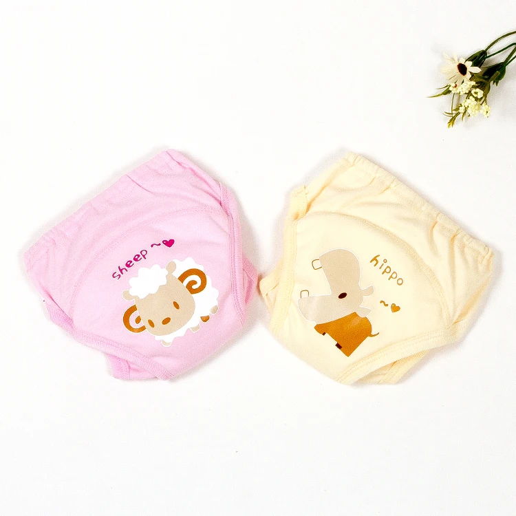 lovely baby underwear baby boys and girls training pants cartoon animal print (20)