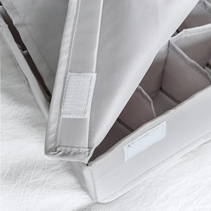 Oxford Cloth Drawer Organizers Two In One Multifunctional Underwear Storage Box Creative Home Folding Wardrobe Storage Box