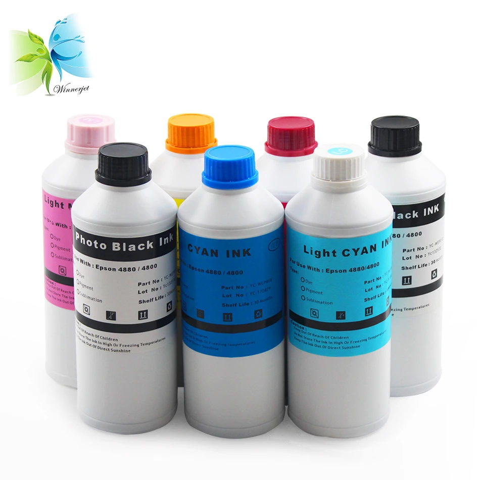 1000ml/bottle Heat Transfer Sublimation Ink Refill For Epson 4800 4880