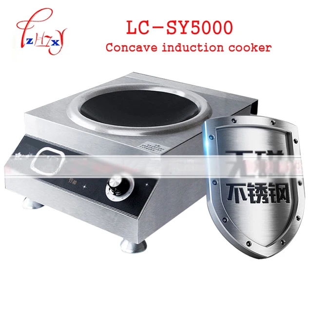 Best Price Commercial Electromagnetic oven Concave induction cooker 5000W household Electromagnetic furnace cooking Heat food 1pc