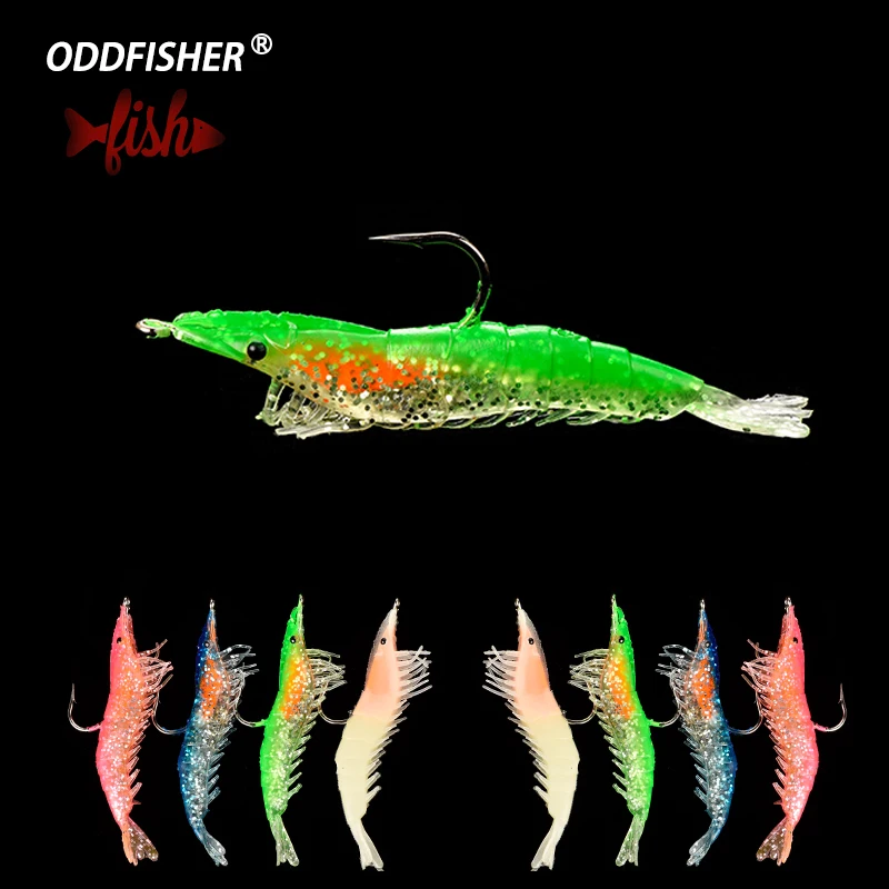 

Wobblers Fishing Shrimp Lures Jig Head Soft Lure 5.8cm 10cm Jigging Silicone Bait Jerkbait Fly Fish Soft Baits Topwater tackle