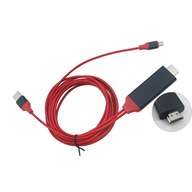 Подходит для Iphone6/6plus/7/7plus/мобильный телефон с TV MHL line к HDMI аудио и видео кабель