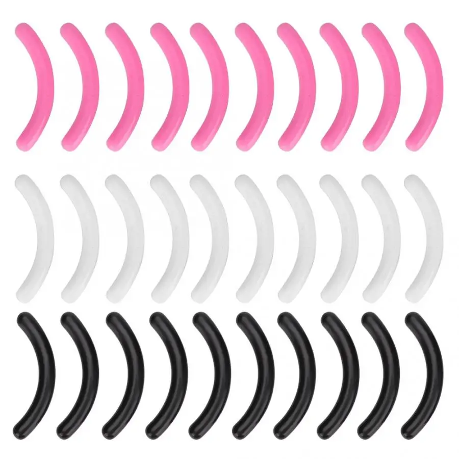 

3 Colors 10pcs Silicone False Eyelash Grafting Effect Display Box Lashes Stand Display Tool Eye Makeup Tool