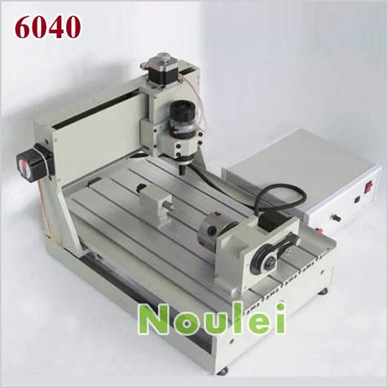 

6040 cnc router 1.5KW spindle 2.2KW inverter 4 axis mini engraving milling machine USB port optional