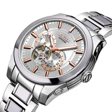 NAKZEN tourbillon hot automatic mechanical brand men’s watches army sports water resistant 100m luminous watch 316L full steel