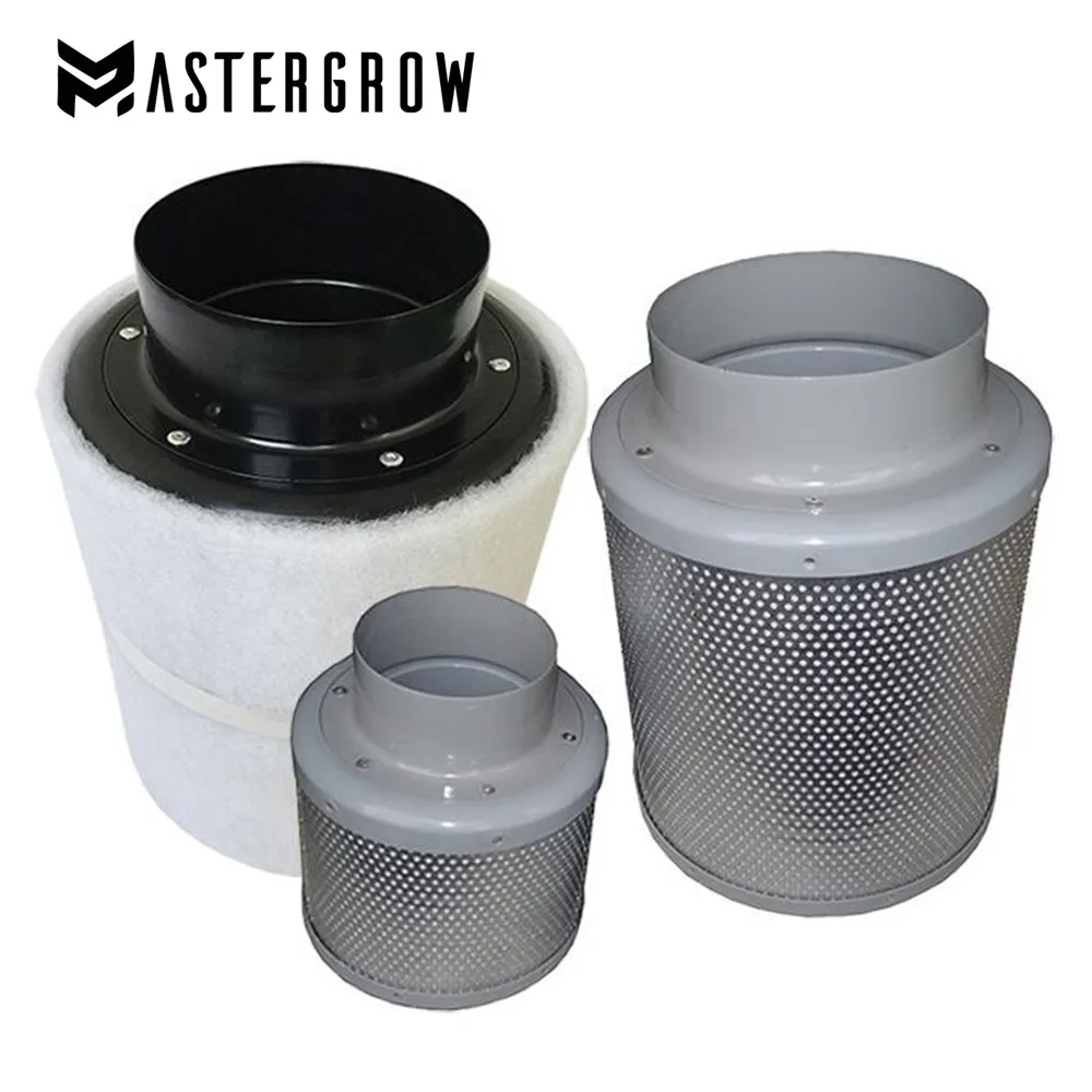 

Grow Tent 4/5/6/8/10 Inch HIGH EFFICIENT Activated Carbon Air Filter Set For Indoor Hydroponics Grow Tent Greenhouses Grow Light