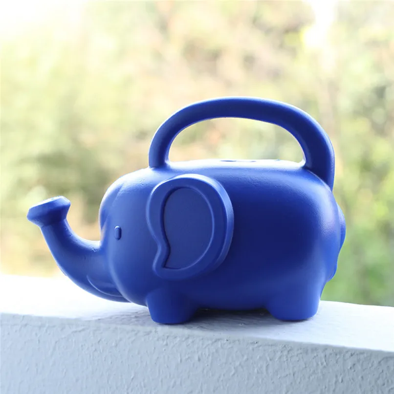 watering kettle Water Cans Cartoon Elephant Shaped Watering Pot Sweet Beach Sprinklers Small Hole Portable Sprinkler #2h29 (14)
