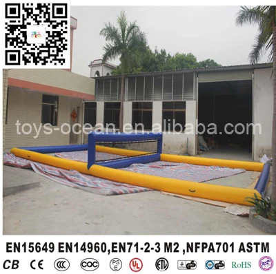 

Top quality Inflatable Beach volleyball court soccer field for sale