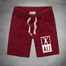 Мухаммед Али шорты Повседневное Для мужчин летние пляжные хлопковые шорты Для мужчин Фитнес Джоггеры для отдыха Для Мужчин's Мужские Шорты для купания Comfort Shorts