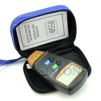 

AIMOMETER New Digital Photo Tachometer Non Contact RPM Tach Tester RPM Motor