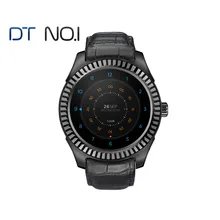 DTNO.1 D7 Smart watch Android 4.4 smart-health MT6572 Bluetooth 4.0 500 mAh GPS 3G Wifi Heart Rate Monitor