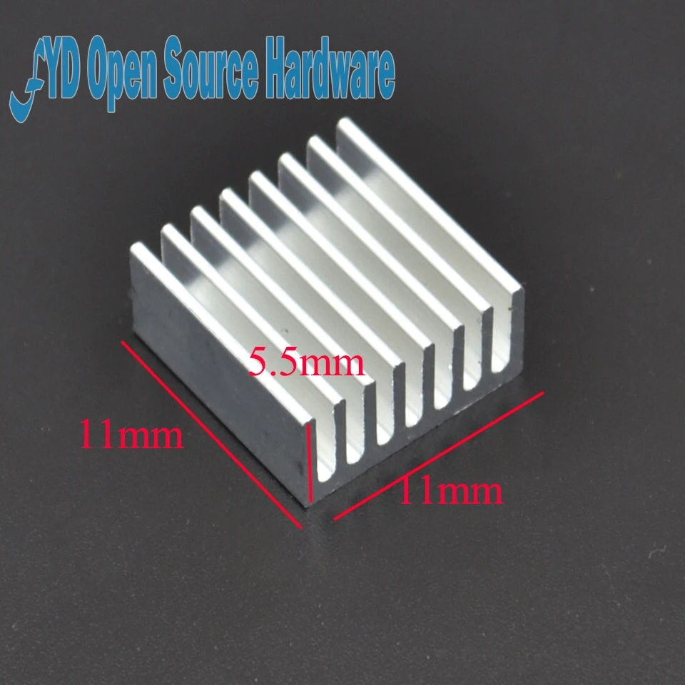 

10pcs/lot Heat sink 11*11*5.5MM (silver) high-quality radiator