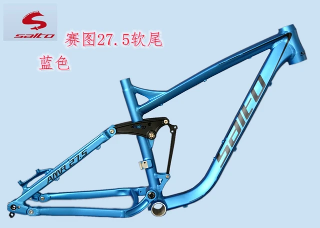 Best Offers SALTO AMR Aluminum Alloy bicycle frame soft tail FR MTB suspension frame 27.5ER thru axle 12*142 shock absorber bicycle frames Best Offers SALTO AMR Aluminum Alloy bicycle frame soft tail FR MTB suspension frame 27.5ER thru axle 12*142 shock absorber bicycle frames