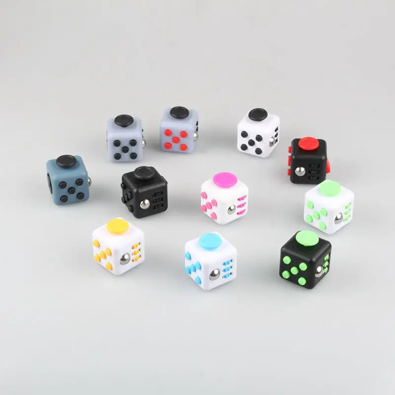 

America Fidget Cube dice Relieve stress concentrate Obsessive compulsive disorder Hand can't stop Box model 0792