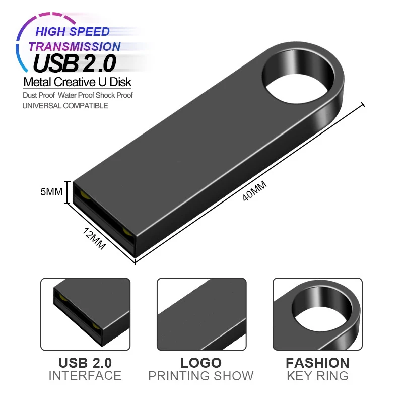 Горячая Распродажа USB флеш накопитель Кле 16 ГБ 8 Memoria 2 0 металлический Флешка 32 Гб 64