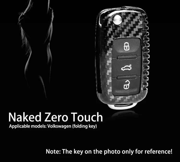 carbon fiber key case for Volkswagen__02
