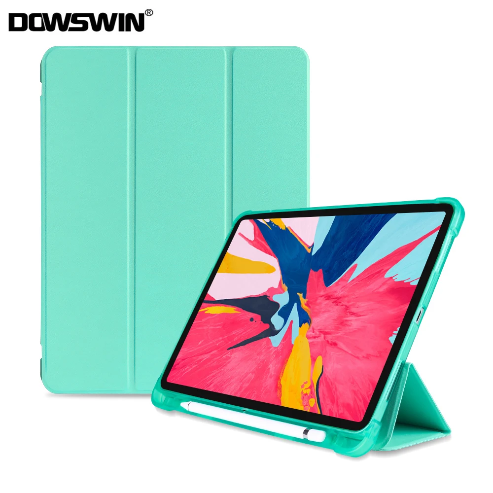 

For iPad Pro 11 Case With Pencil Holder Smart Cover Soft PU Leather Case for iPad Pro 11 Cover for iPad 2018 New Case Pro 11