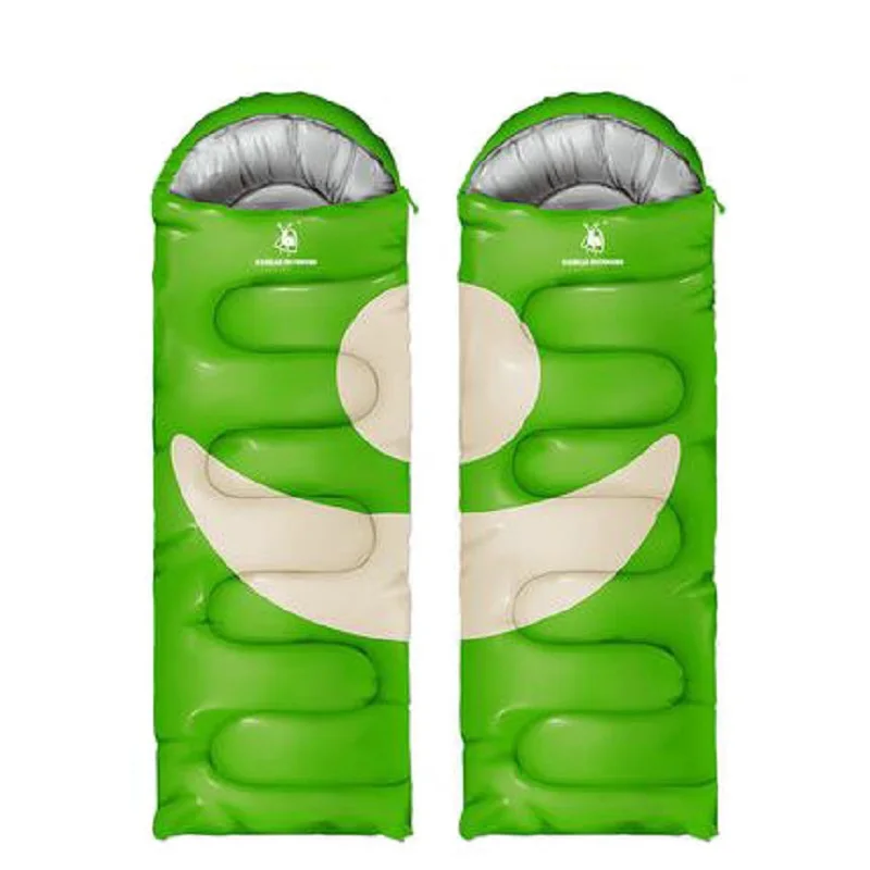 

2pcs/Lot,spring autumn cotton sleeping bag,200*80 cm,packing 65*20 cm,weight 1300 gram