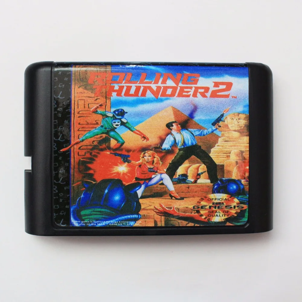 

Rolling Thunder 2 16 bit SEGA MD Game Card For Sega Mega Drive For Genesis