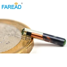 X10pcs лучшее качество RFID микрочип стеклянные бирки 2,12*12 мм 125 кГц UID/ID64/Манчестера/уникальный/64 бит