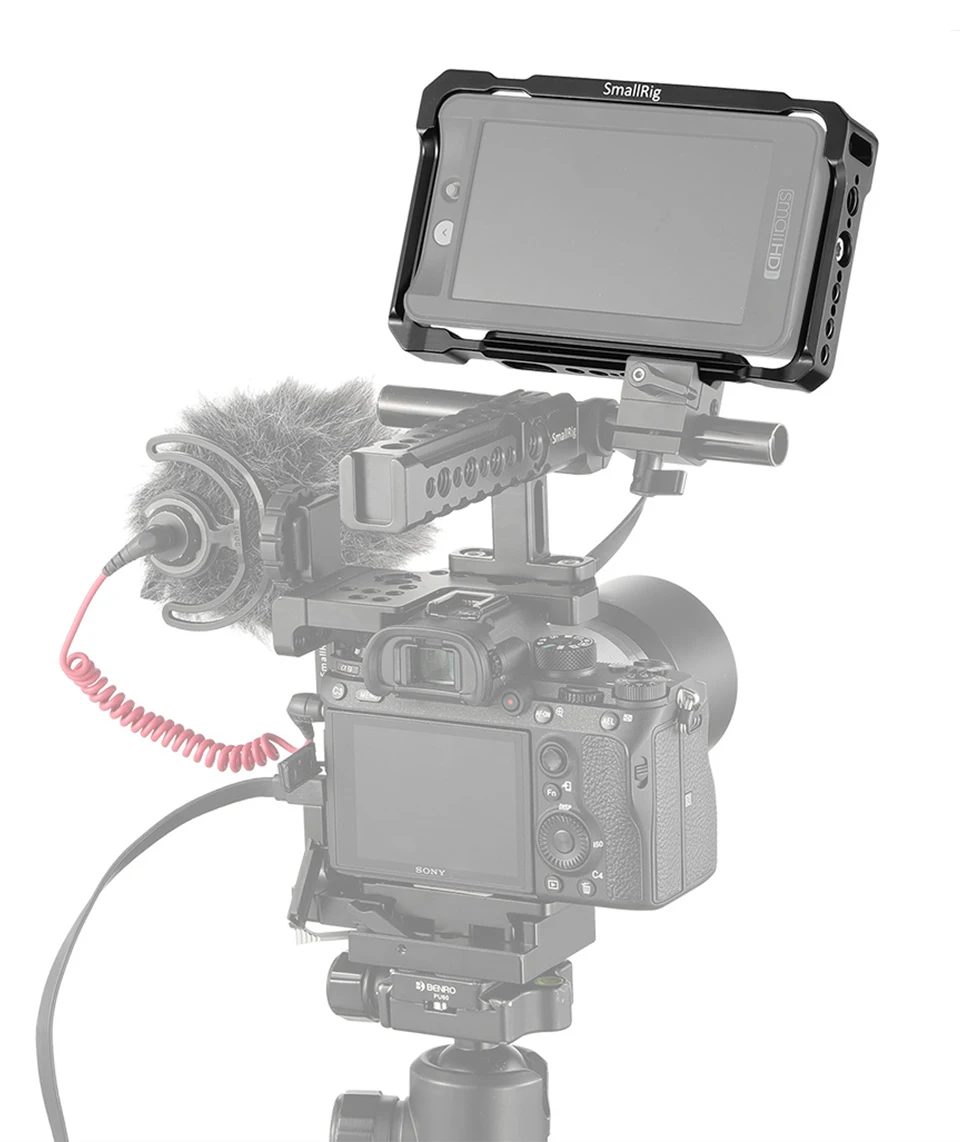 SmallRig монитор клетка с солнцезащитным козырьком для SmallHD 502 яркий монитор 2231