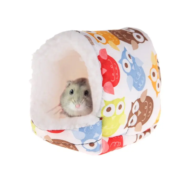 Hamster Nest Warm Winter House Sleep Bed Soft Cotton Small Pet Plush