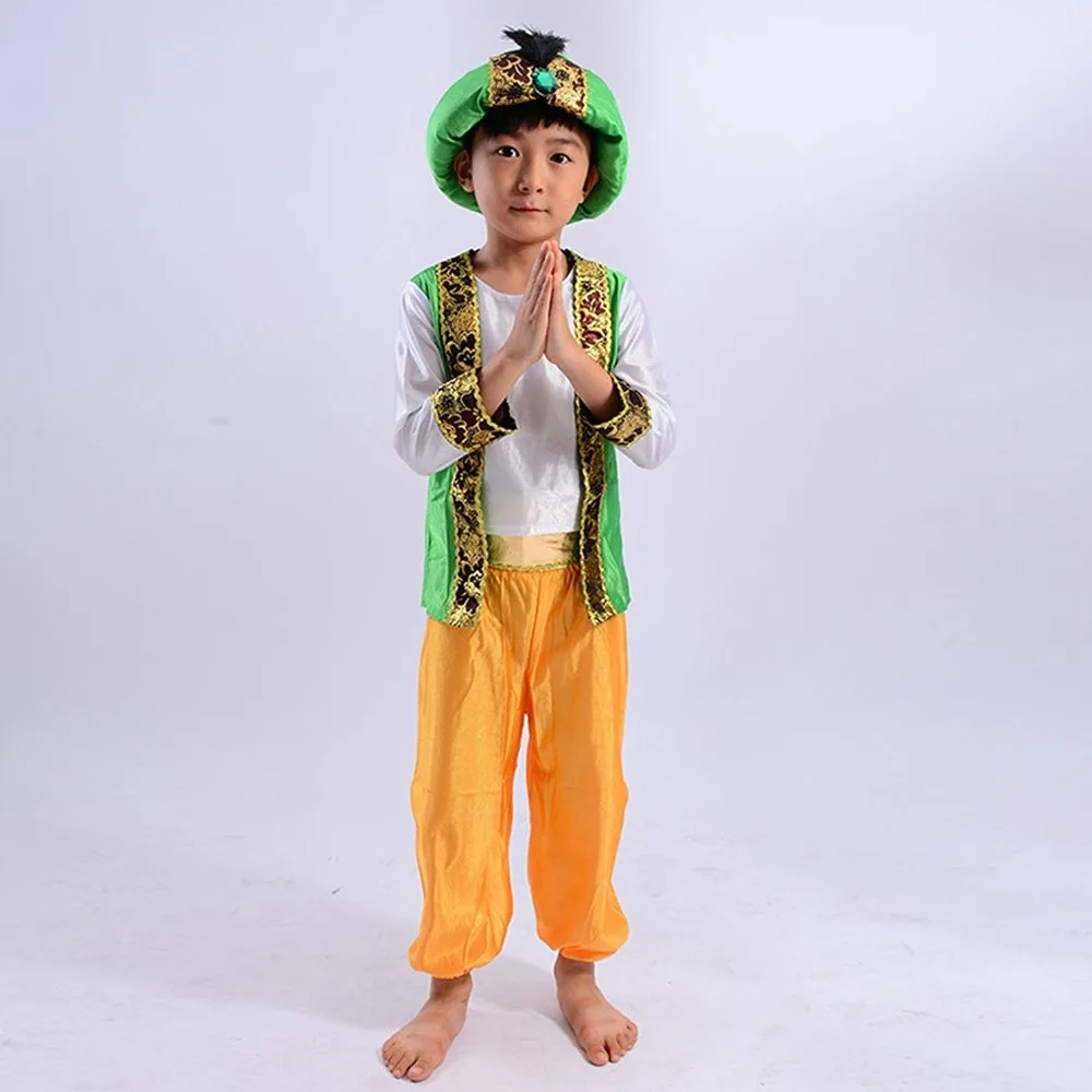 Children's Boys Novelties Arabian Prince Costume Aladdin Fairy Tale Fancy Dress (6)