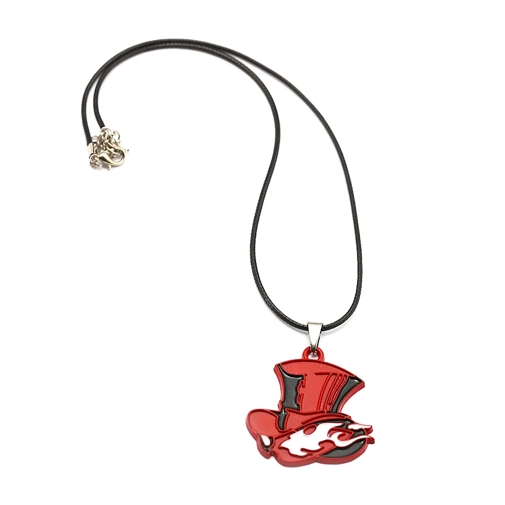 Persona 5 Phantom Thief Logo P5 Pendant Necklace Keychain Key Ring Gift Cosplay