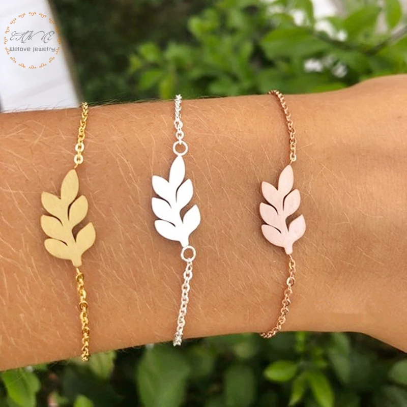 Pulseras Mujer Moda 2017 de Oro Rosa Deja Pulsera de Cadena de Acero Inoxidable Regalos de La Amistad Boho Joyería Dropshipping - AliExpress Joyería accesorios