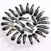 (10 pieces/lot) Cute Drop Shape Black Hairpin For Girls Electroplate Metal Barrettes Bobby Pin Women Hair Clips 4 Sizes ► Photo 1/5