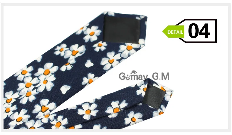 The new men s casual tie brushed cotton 6cm tie floral men and women fashion tie factory wholesale