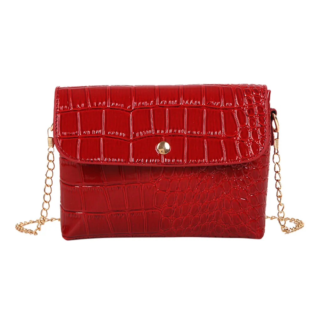 

MAIOUMY 2019 Summer New Cross-body Shoulder Student Crocodile Pattern Bag Hasp Alligator Fashion travel Messenger Bag June 13