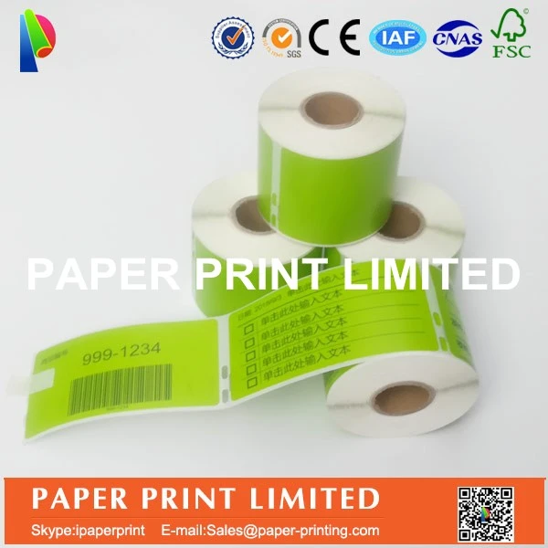 50 Rolls Dymo 99014 Green Color Generic Label 54mm*101mm 220Pcs Compatible for LabelWriter 450Turbo Printer SLP 440 450