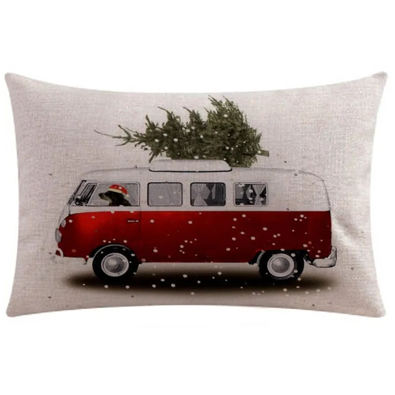 Счастливого Рождества декоративный чехол на подушки качественный чехол для подушки для дивана Рождественский Чехол на подушку украшения для дома