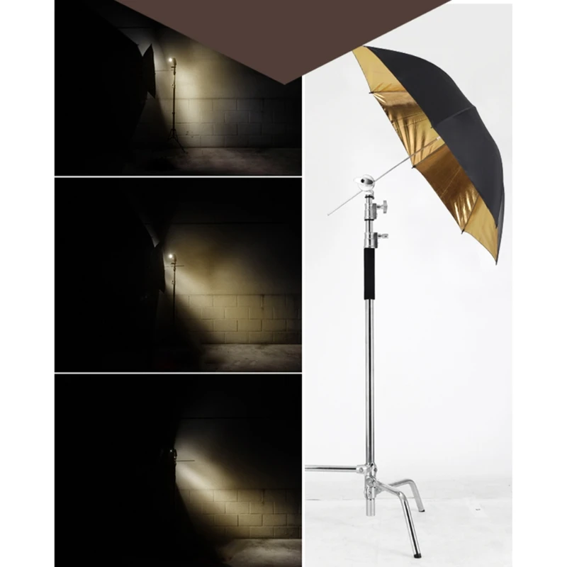 

33" Gold Light Studio Photography Flash Lighting Reflective Umbrella Accessories for photo studio flash Lighting Reflectors