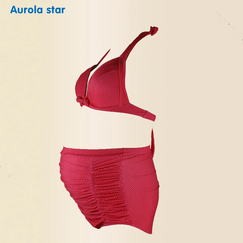 AS1721 maternity swimwear red
