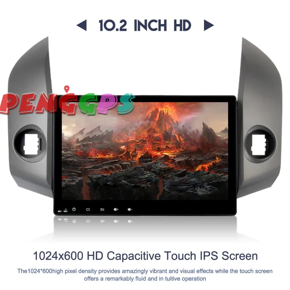 Gps Navi Авто Радио стерео для Toyota RAV4 2009 2010 2011 2012 Previa RAV 4 Android 8 0 7 1 без DVD плеер