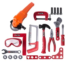 Surwish детская Притворитесь& Play Emulational Набор инструментов Электрический игрушки развивающие ящик для инструментов для детей