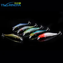 Tsurinoya 2016 New Arrival Fishing Lure 80mm 8g Shad Minnow Wobbler Diving 1m Hot Wholesale Artificial Bait DW44